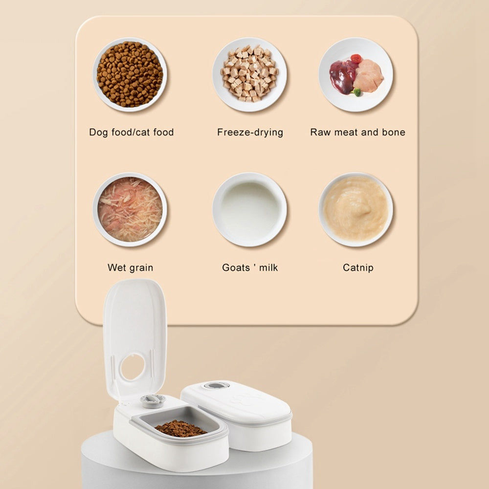 Automatic Food Feeder with Timer for Cats and Dogs (ONLY SINGLE) - The Serene Cat