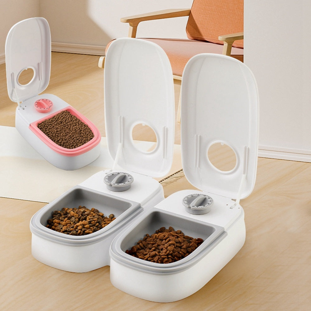 Automatic Food Feeder with Timer for Cats and Dogs (ONLY SINGLE) - The Serene Cat