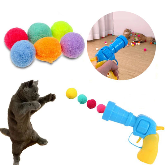 Fun Plush Ball Gun - The Serene Cat