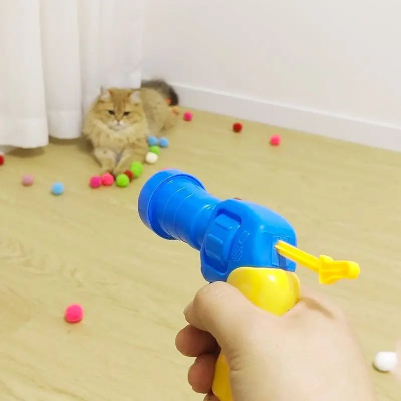 Fun Plush Ball Gun - The Serene Cat