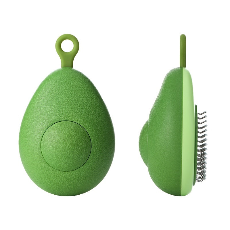 Funny, Easy-to-Clean Avocado or Lemon Cat Hair Brush. - The Serene Cat