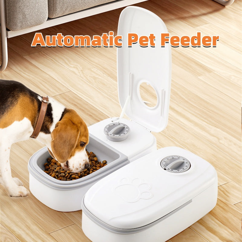 Automatic Food Feeder with Timer for Cats and Dogs (ONLY SINGLE) - The Serene Cat