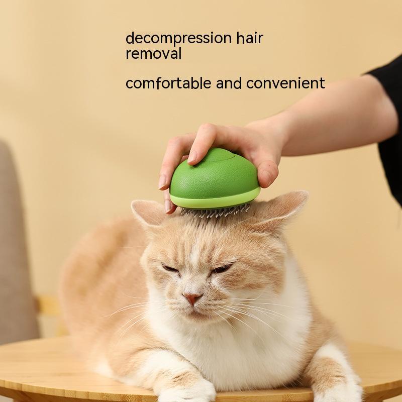 Funny, Easy-to-Clean Avocado or Lemon Cat Hair Brush. - The Serene Cat